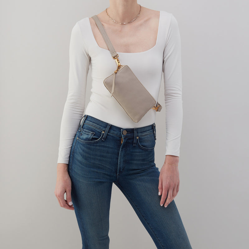 Fern Slim Belt Bag- Taupe