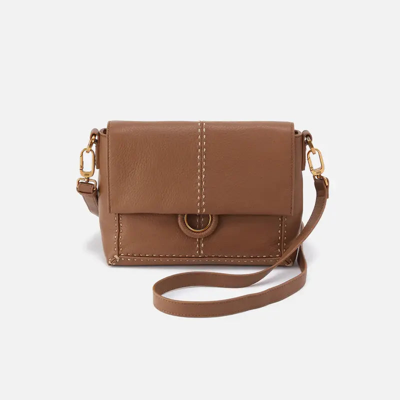 Austin Flap Crossbody- Timber Brown