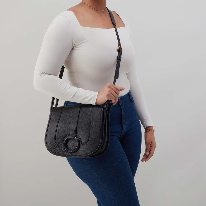 Kiva Large Crossbody- Black