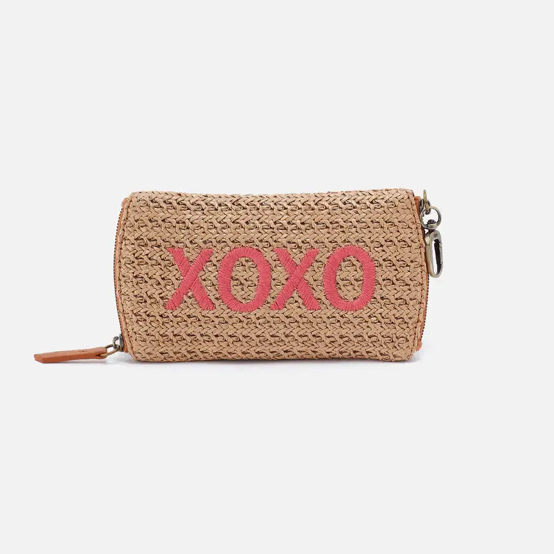 Spark Double Eyeglass Case- Meadow Woven Straw