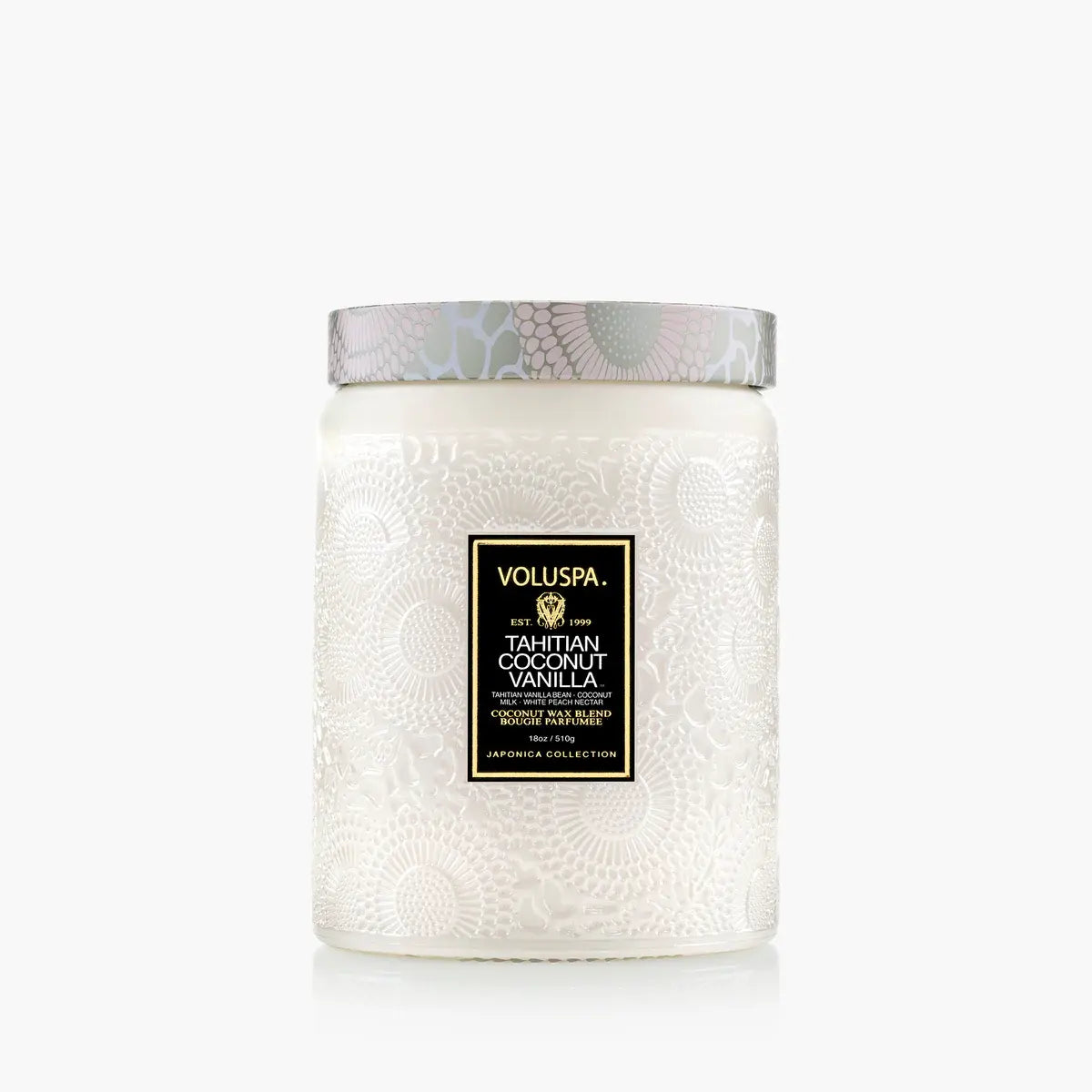 Tahitian Coconut Vanilla 18oz Lg Jar