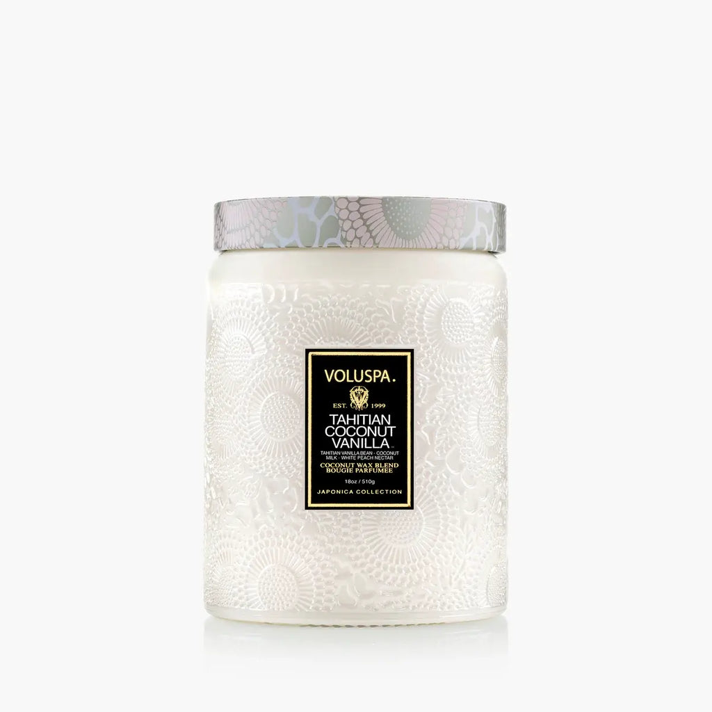 Tahitian Coconut Vanilla 18oz Lg Jar