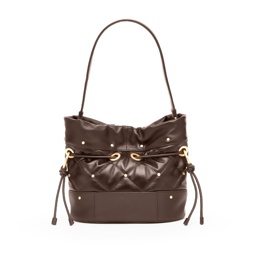 Gianna Sml-Quilted Espresso-BG