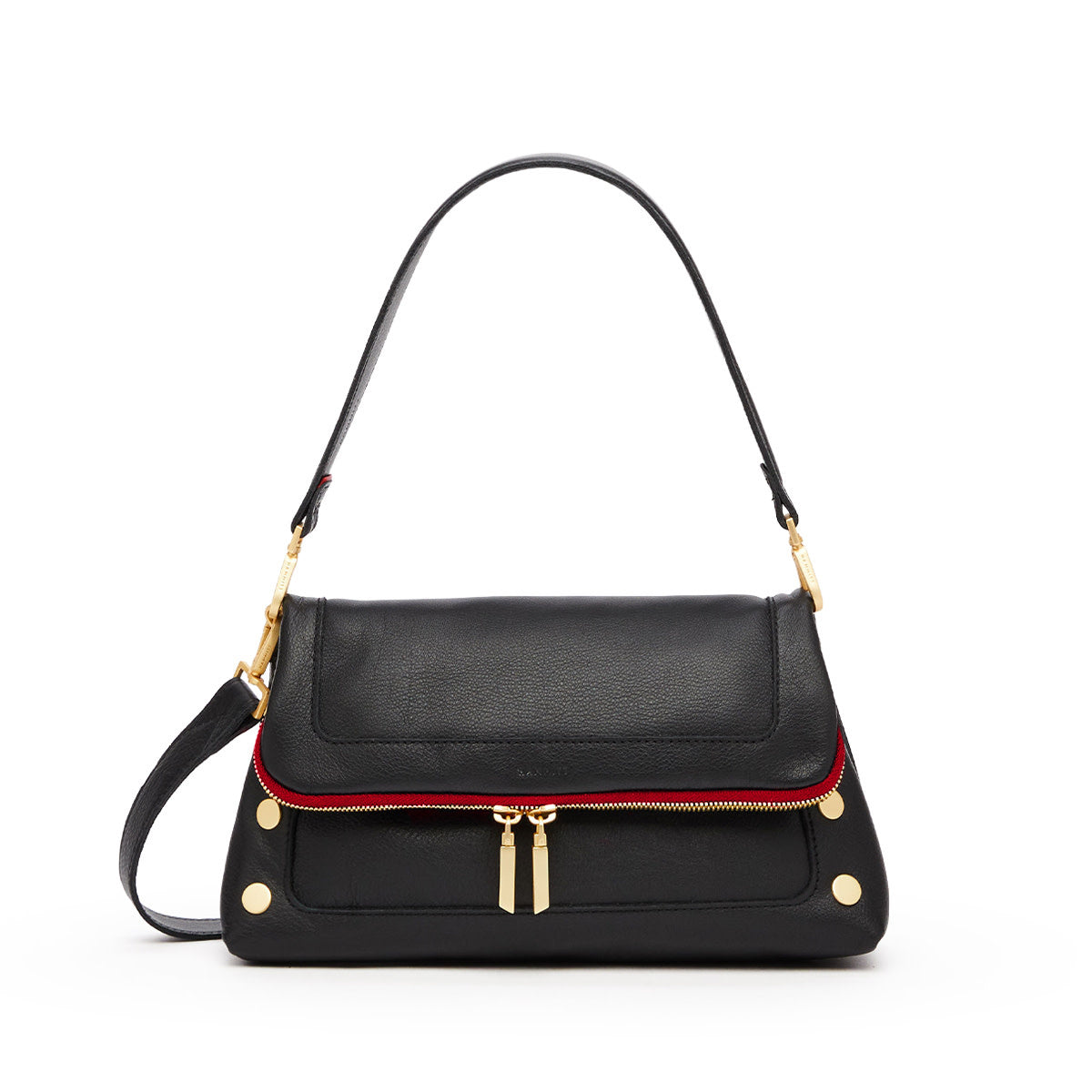 Beverly Med- Black-BG- Red Zip