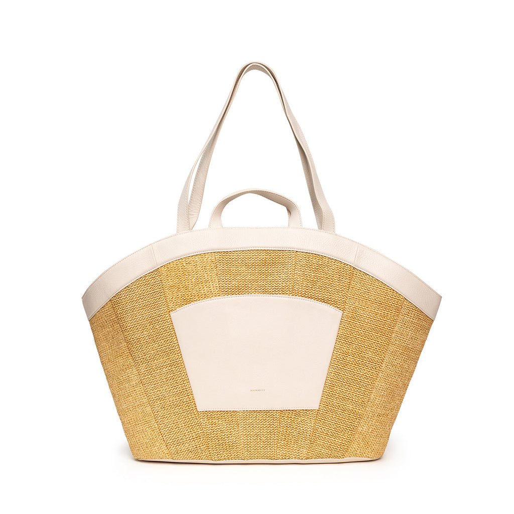Shelley Resort Tote-Calla Lily Raffia-BGH