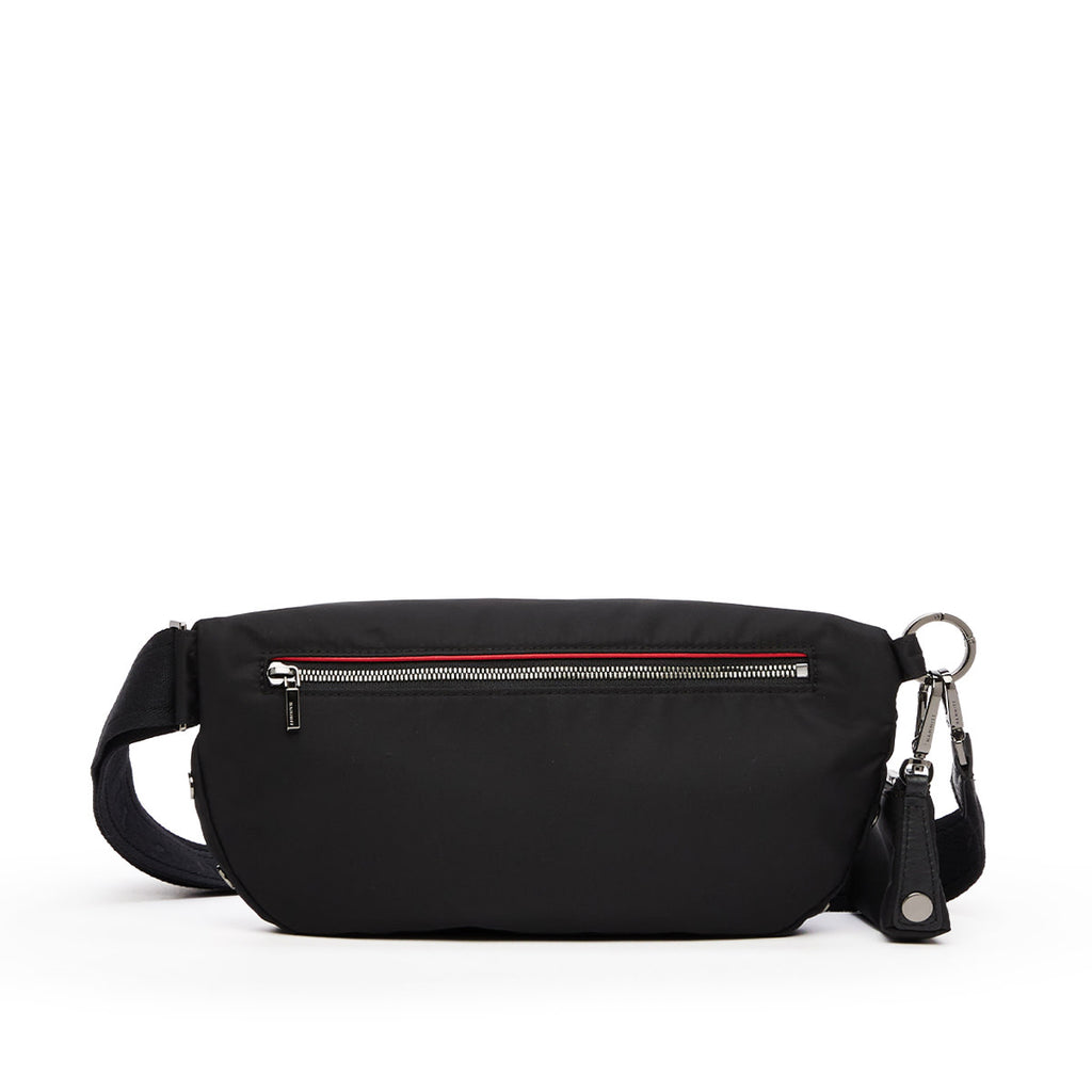 Charles Crossbody Lrg- Black Nylon- GM