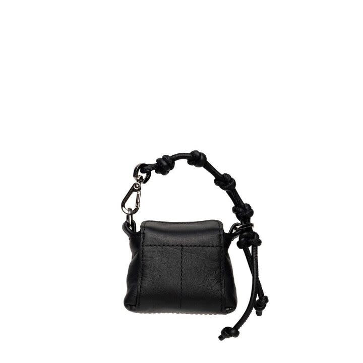 Mini B-Noir Smooth Raffia-GM
