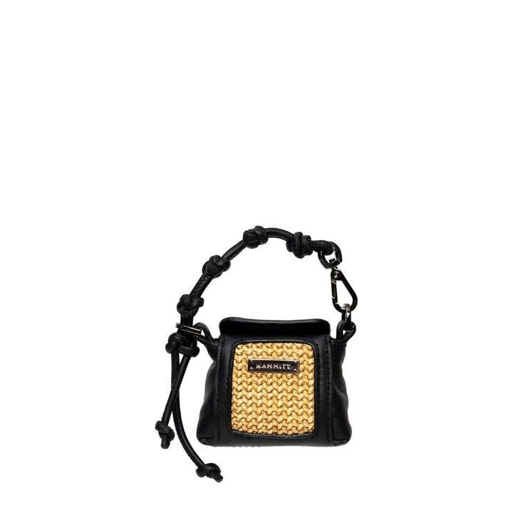 Mini B-Noir Smooth Raffia-GM