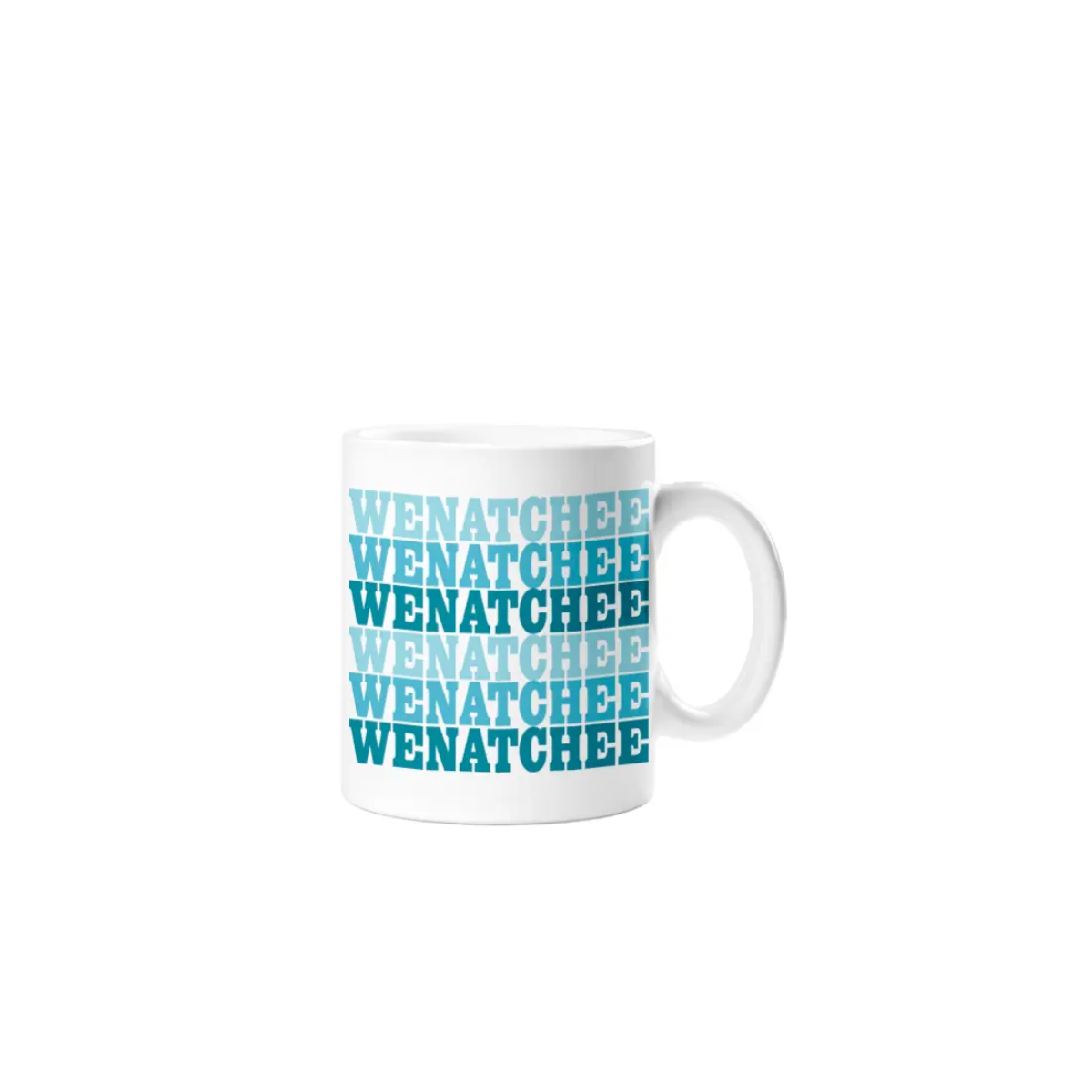 Supergraphics Wenatchee Mug - Water