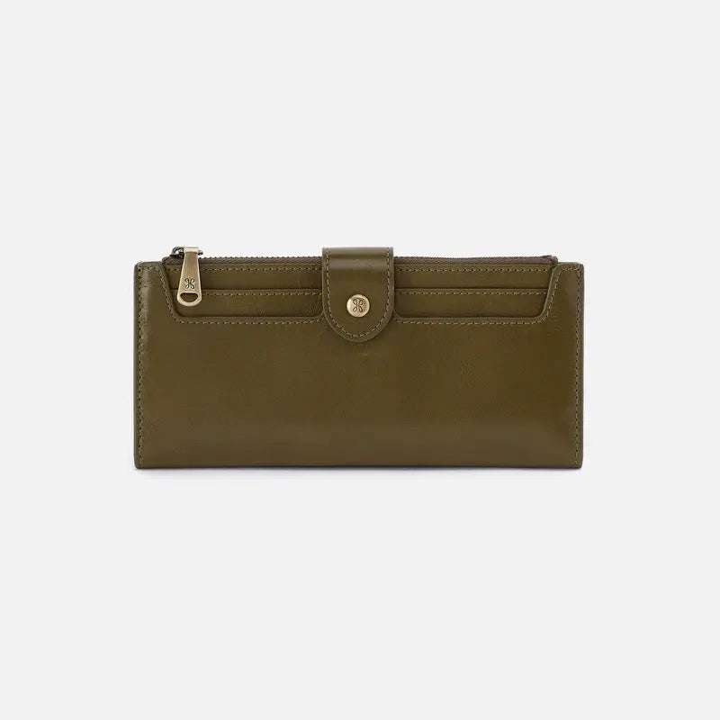 Dunn Continental Wallet- Olive Veil