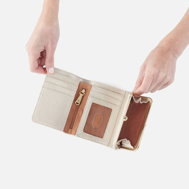 Robin Compact Wallet- Sand Shimmer