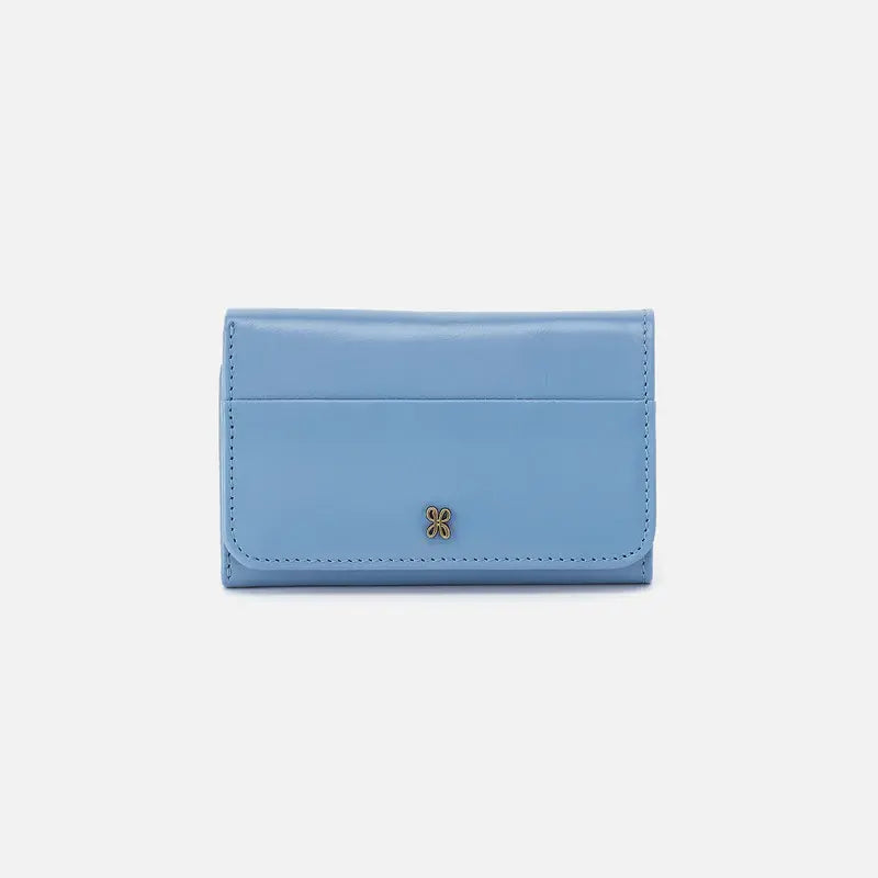 Jill Trifold Wallet- Faded Denim
