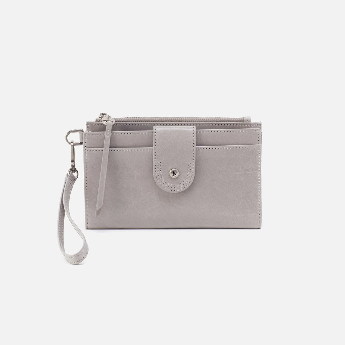 Kali Phone Wallet Vintage Leather Light Grey