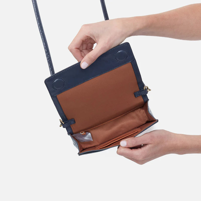 Jill Phone Crossbody- Blue Stone