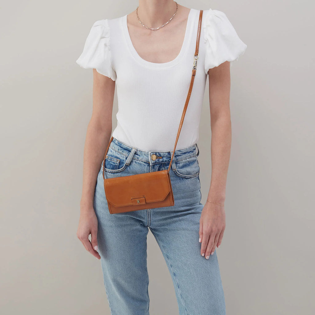 Romy Wallet Crossbody- Truffle
