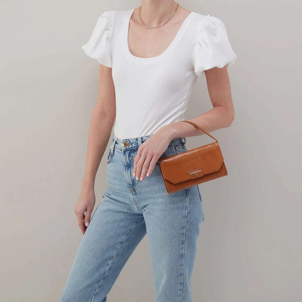 Romy Wallet Crossbody- Truffle