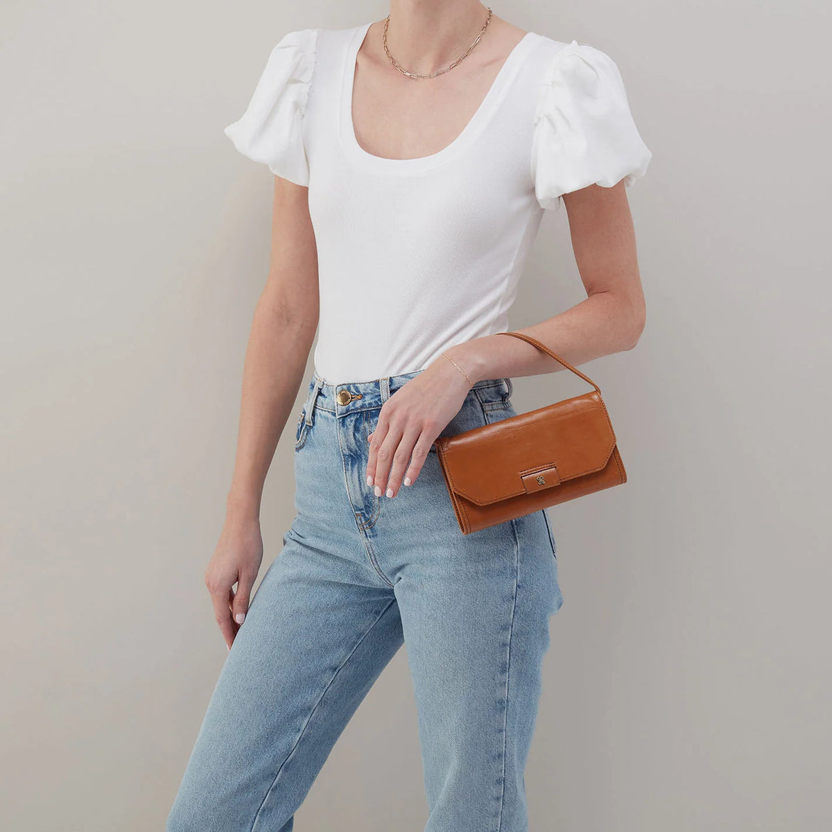 Romy Wallet Crossbody- Truffle