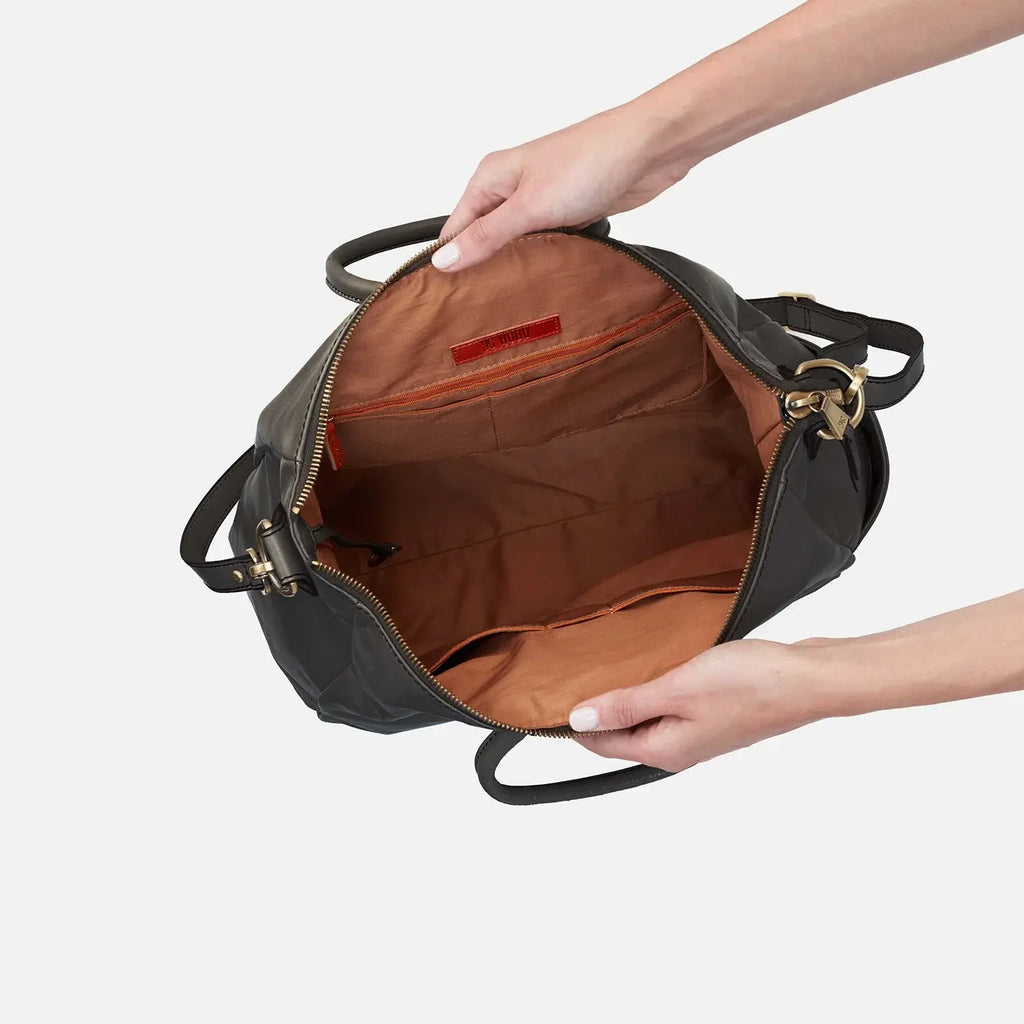 Sheila Large Satchel-Black