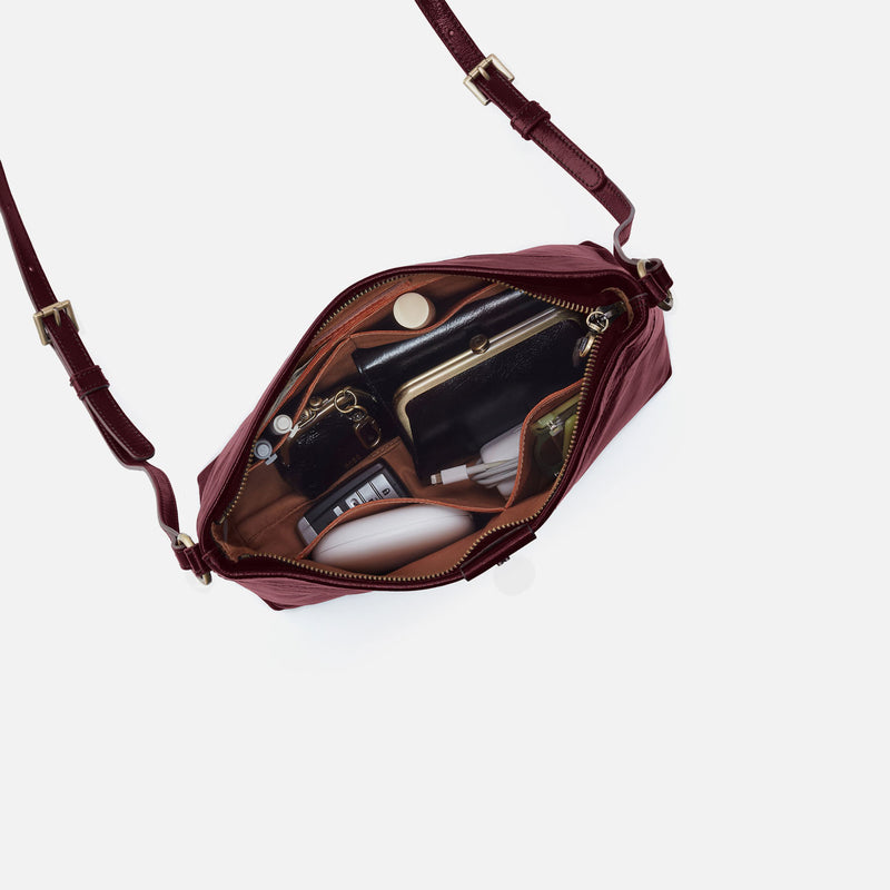 Romy Medium Crossbody- Saddleberry