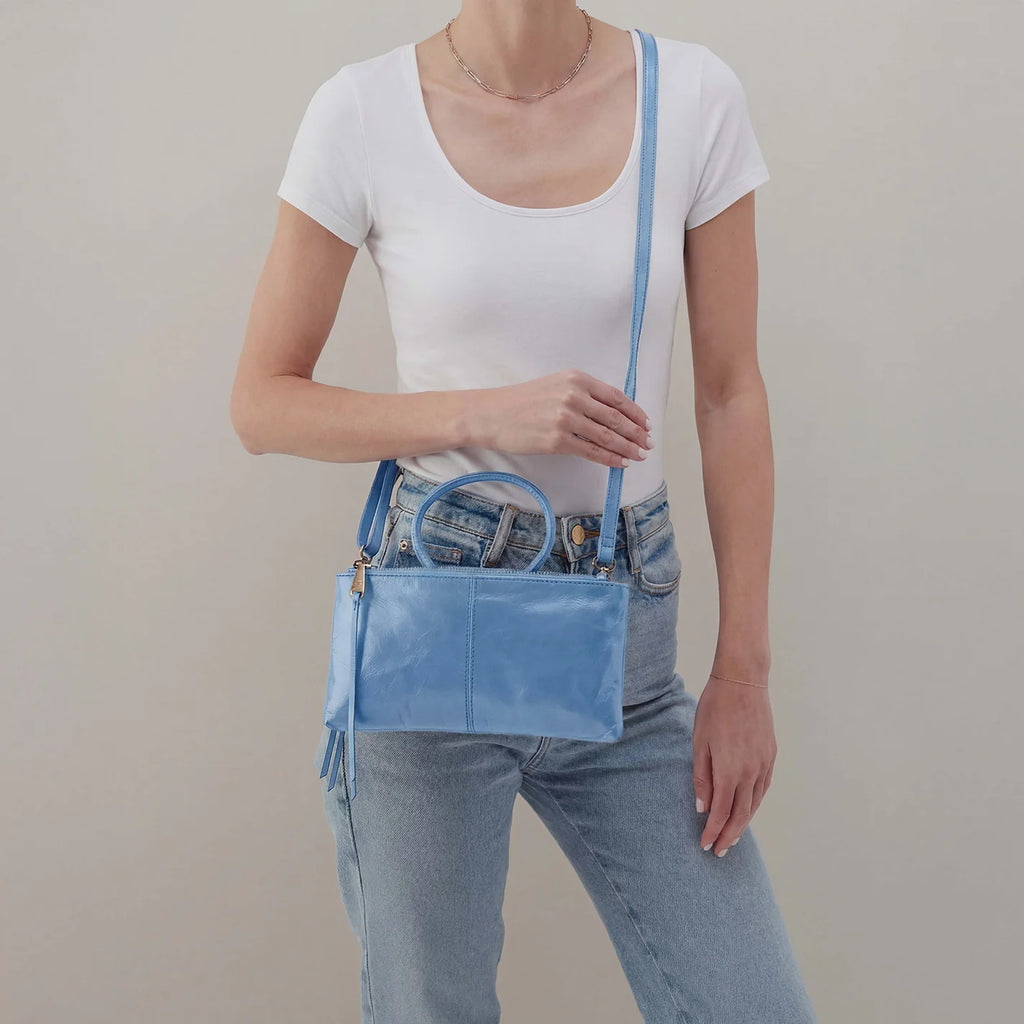 Sable Crossbody- Faded Denim