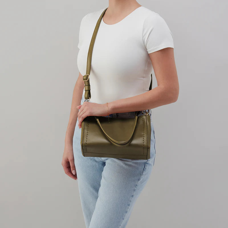 Seneca Shoulder Crossbody- Olive Veil