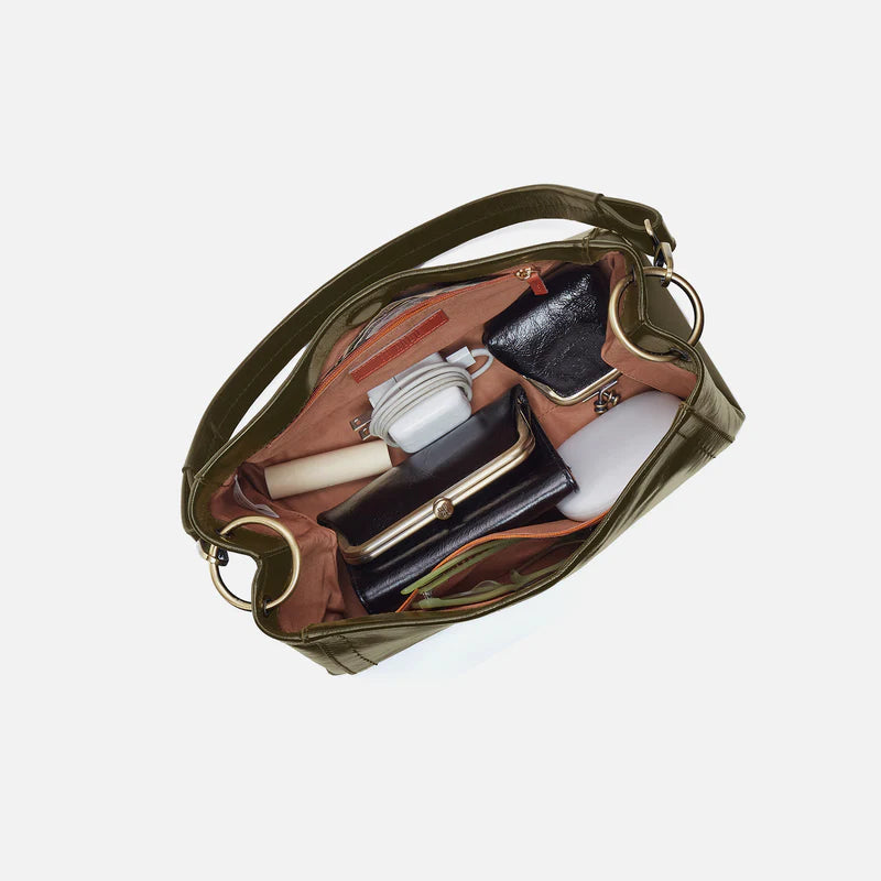 Seneca Shoulder Crossbody- Olive Veil