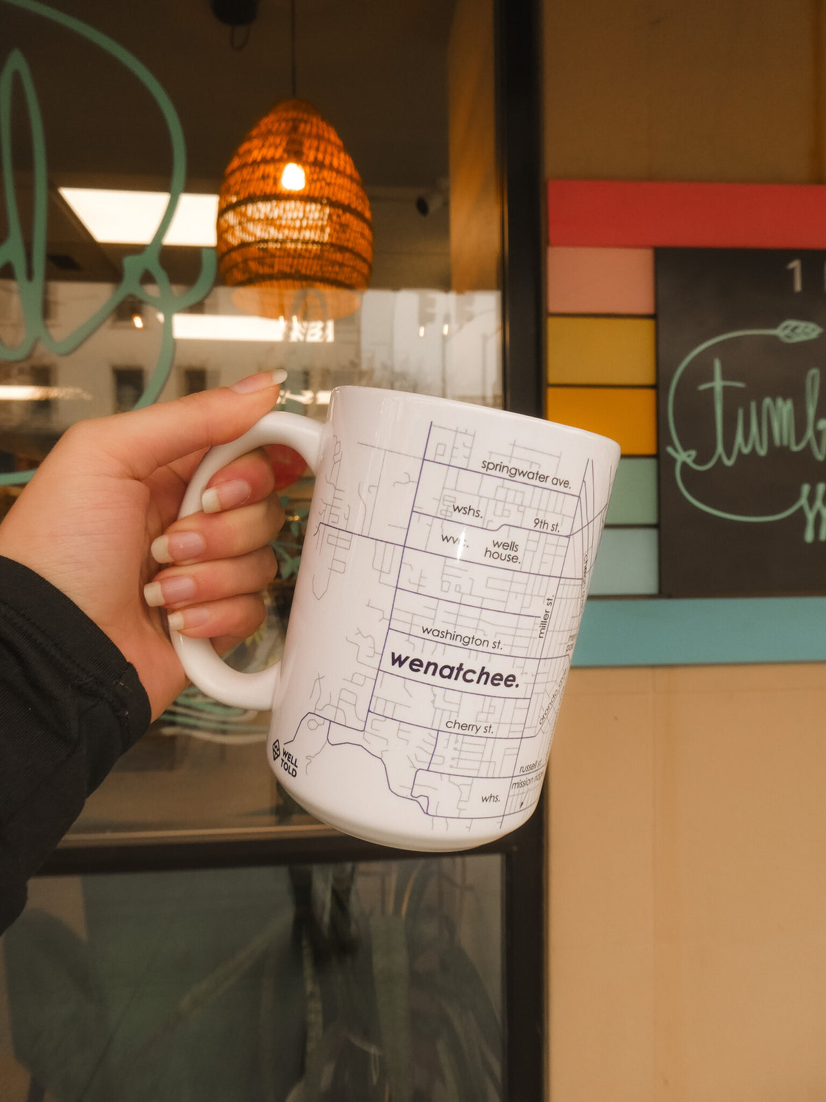 Home Town Map 15oz Mug