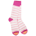 Weekend True Stripe Crew- Wild Strawberry