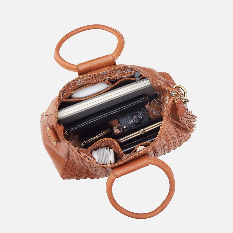 Sheila Medium Satchel-Harvest Wheat
