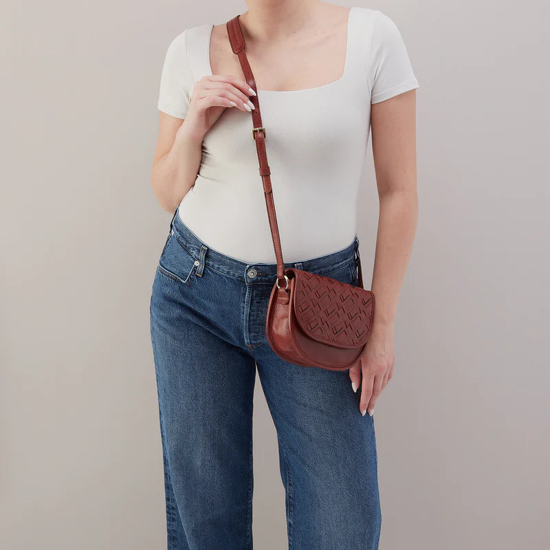 Kiva Small Crossbody- Chestnut