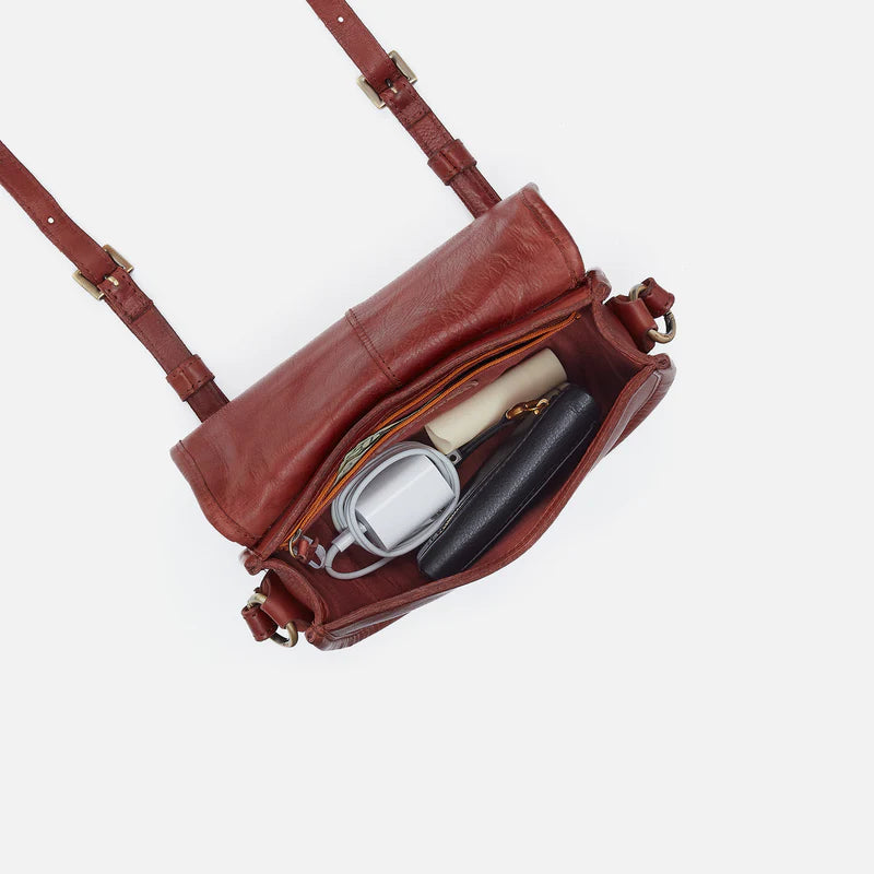 Kiva Small Crossbody- Chestnut