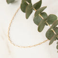 X Small Paperclip Chain - Gold